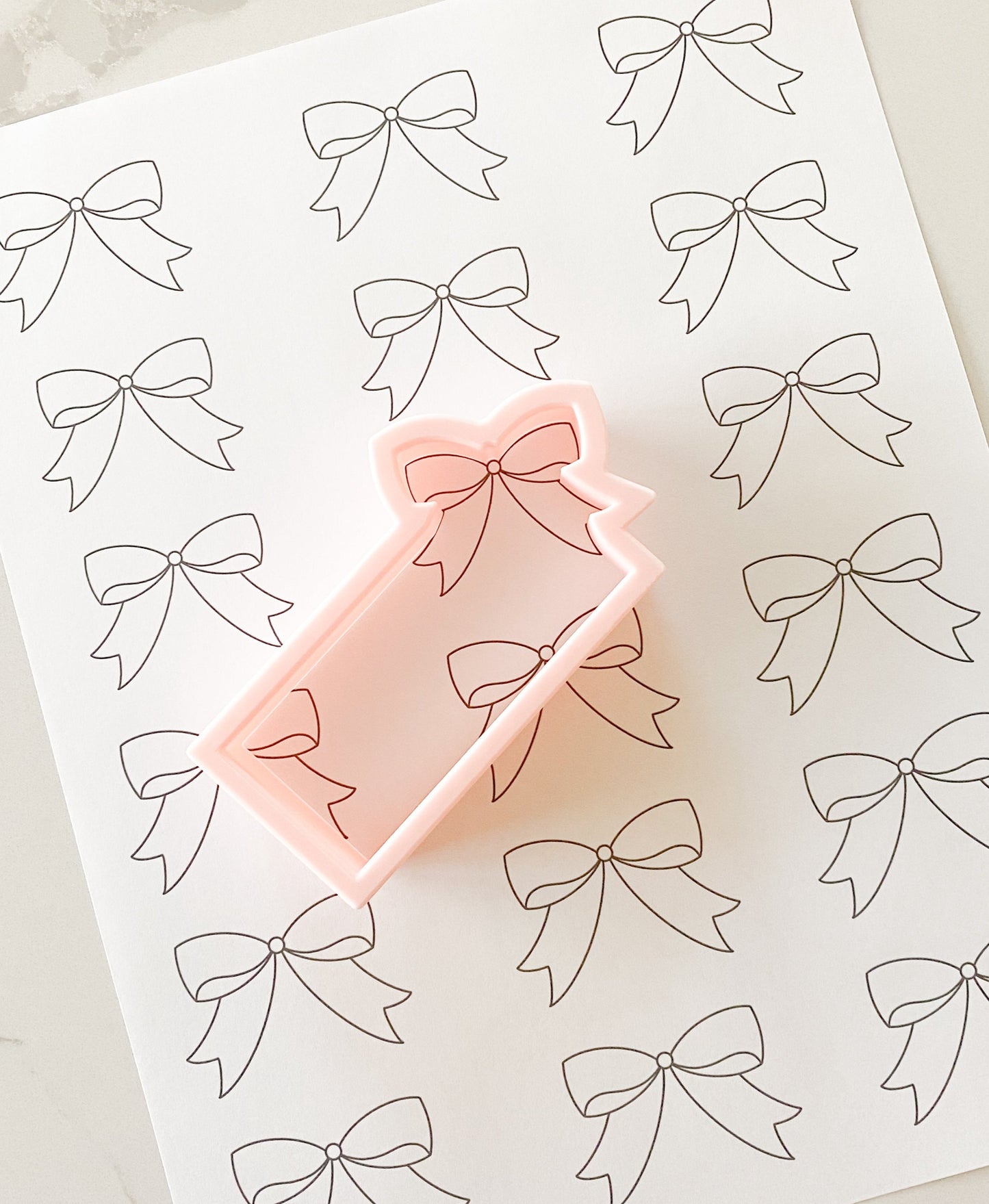 Bows royal icing transfer sheet / Instant digital download