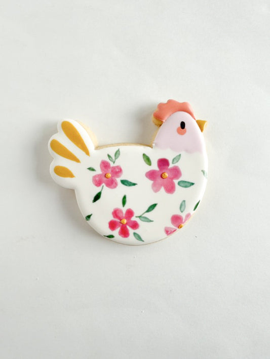 Hen cookie cutter (blooming.bakes)