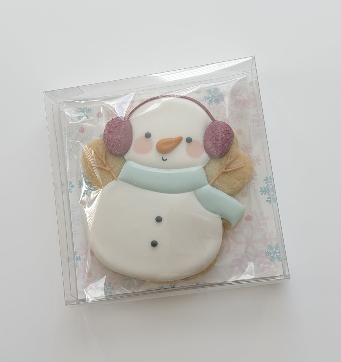 Snowman cookie - single (Christmas Presale 2025 - Local pickup ONLY)