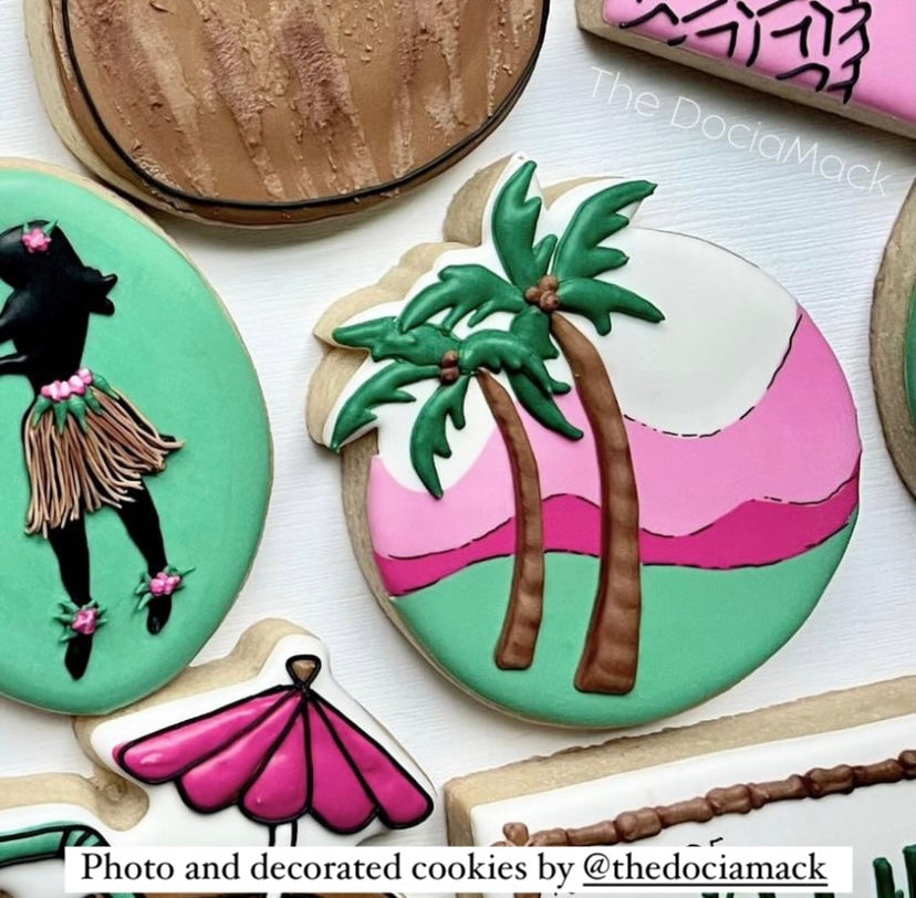Circle with greenery no. 5 cookie cutter