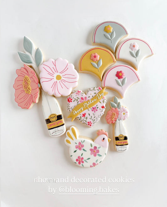 Blooming Bakes Collab - Mother's Day theme cookie cutters