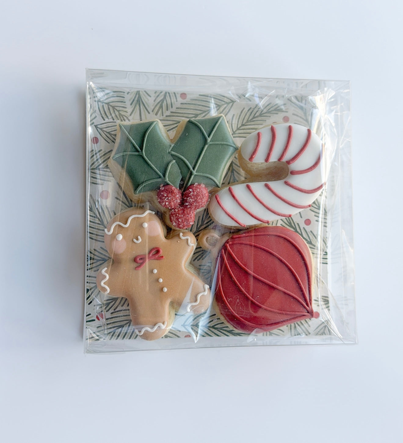 Christmas - 4pc mini cookies set (Christmas Presale 2025 - Local pickup ONLY)