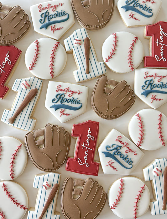 Baseball glove cookie cutter