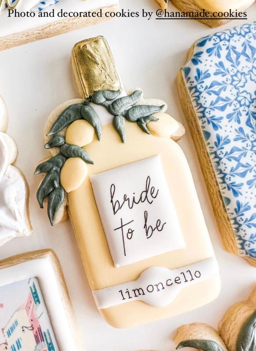 Wine bottle cookie cutter