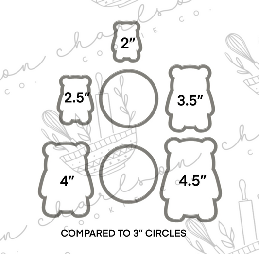 Polar bear cookie cutter