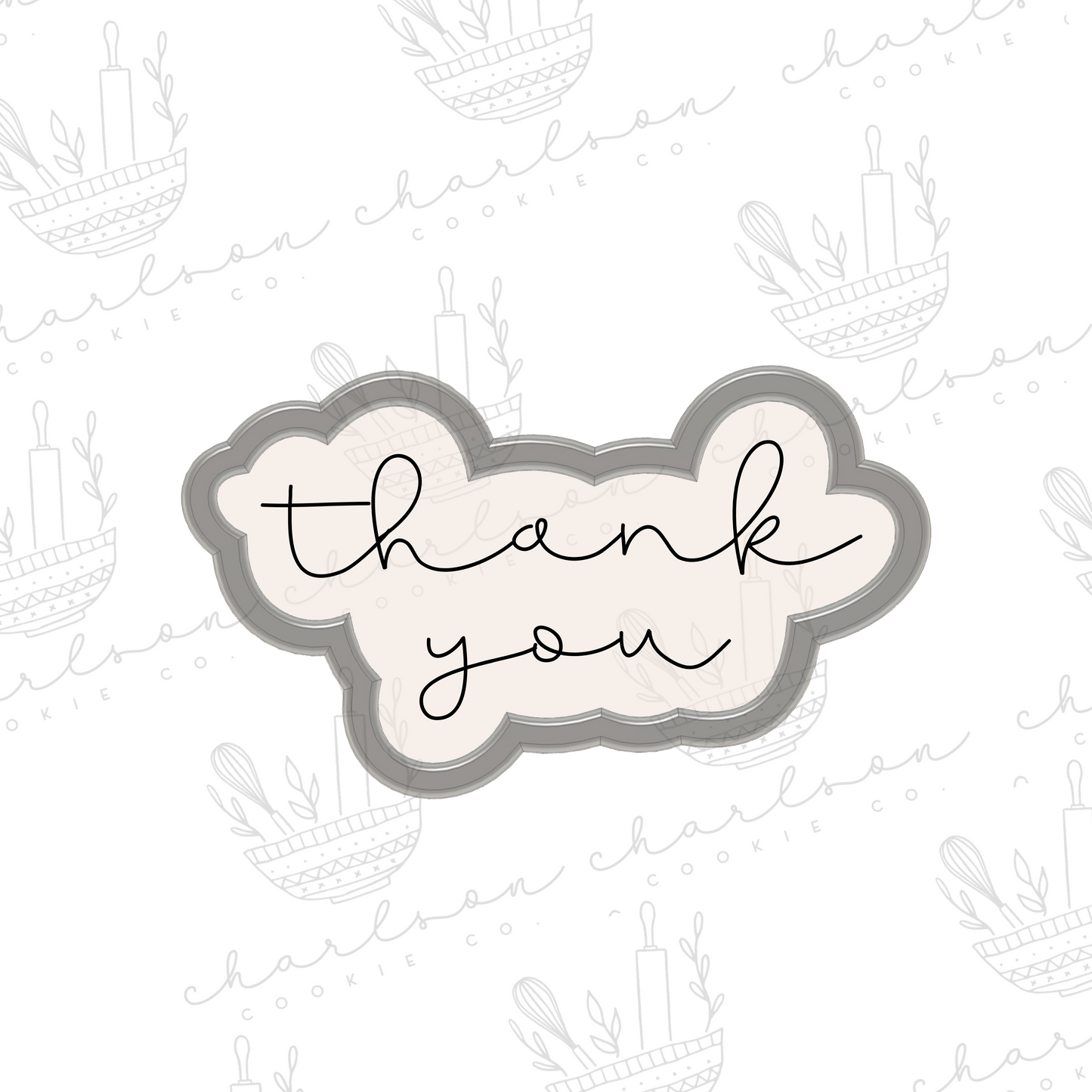 Thank you no. 2 cookie cutter