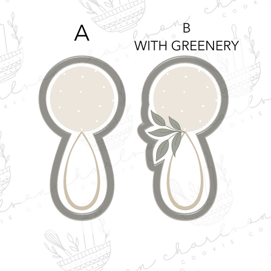 Baby rattle no. 3 cookie cutter