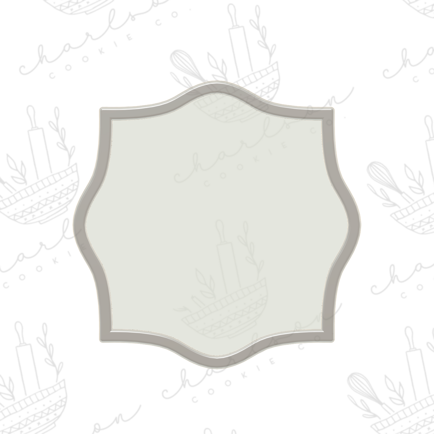 Plaque no. 17 cookie cutter