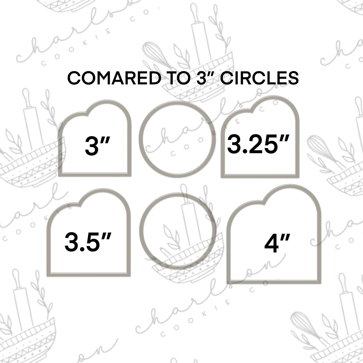 Double arches no. 2 cookie cutter