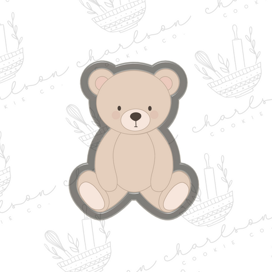 Teddy bear no. 4 cookie cutter
