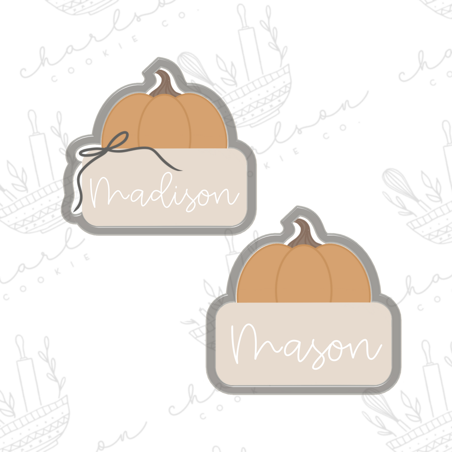 Pumpkin plaque no. 4 cookie cutter