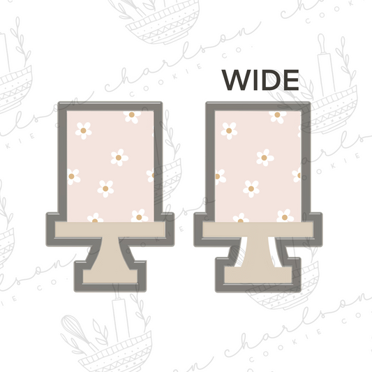 Cake no. 4 cookie cutter