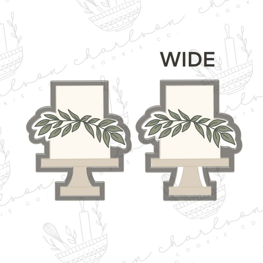 Cake no. 3 cookie cutter