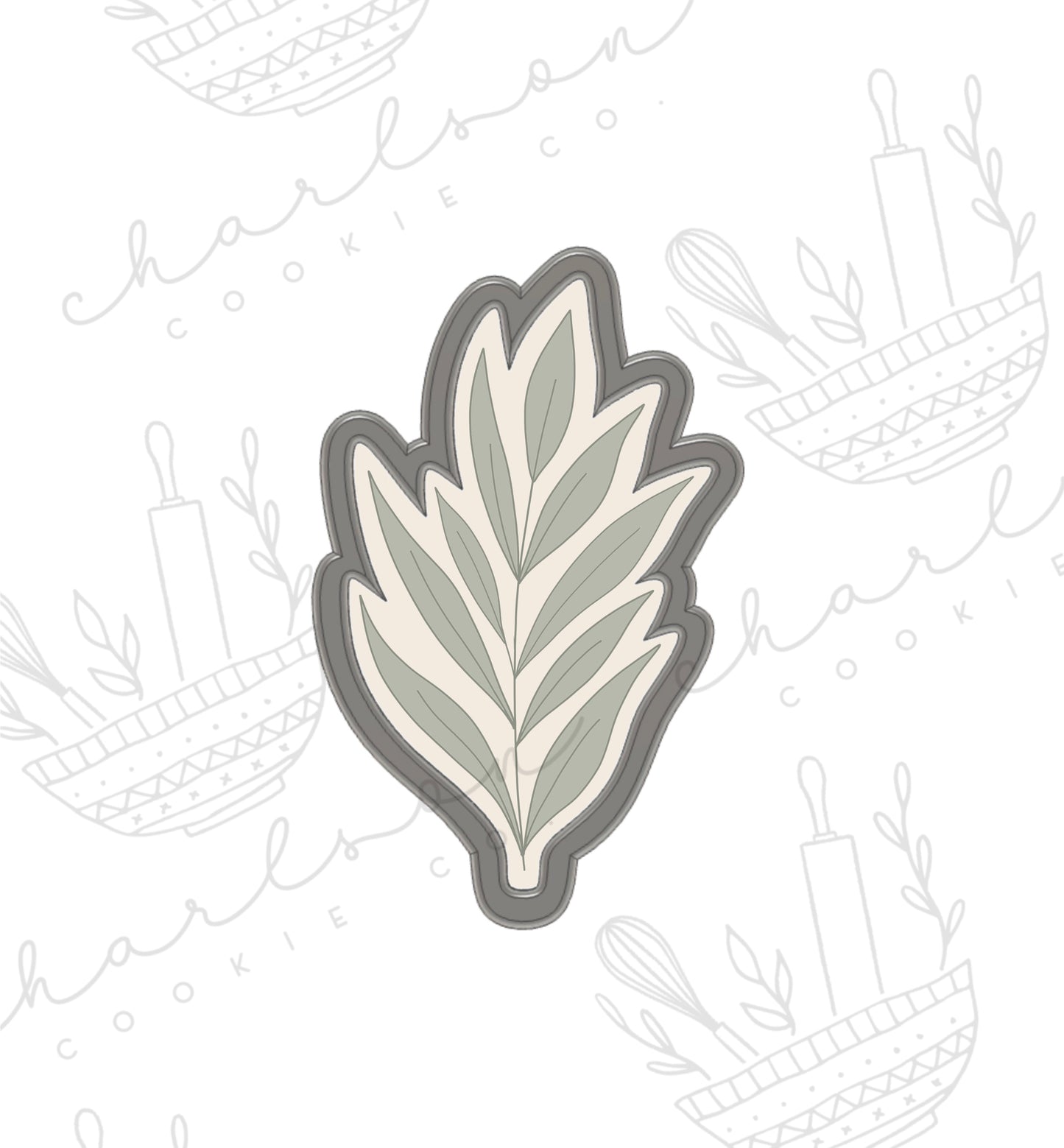 Leaf no. 9 cookie cutter
