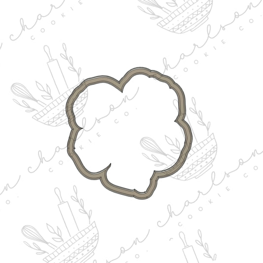 Anemone cookie cutter (Linen & Gray)