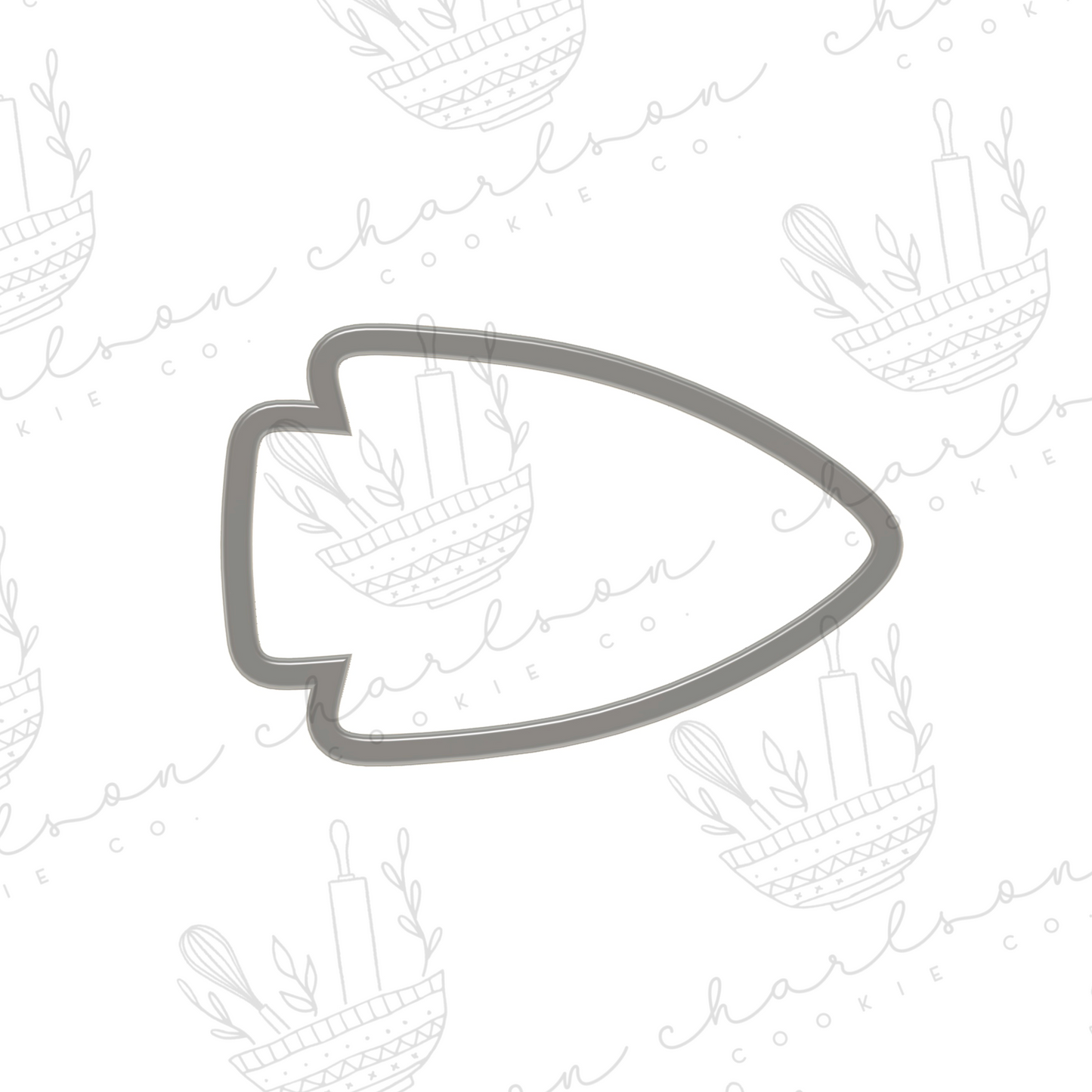 Arrowhead cookie cutter
