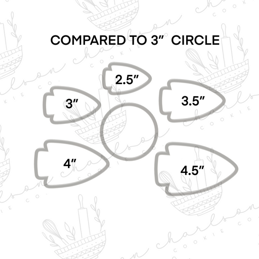 Arrowhead cookie cutter