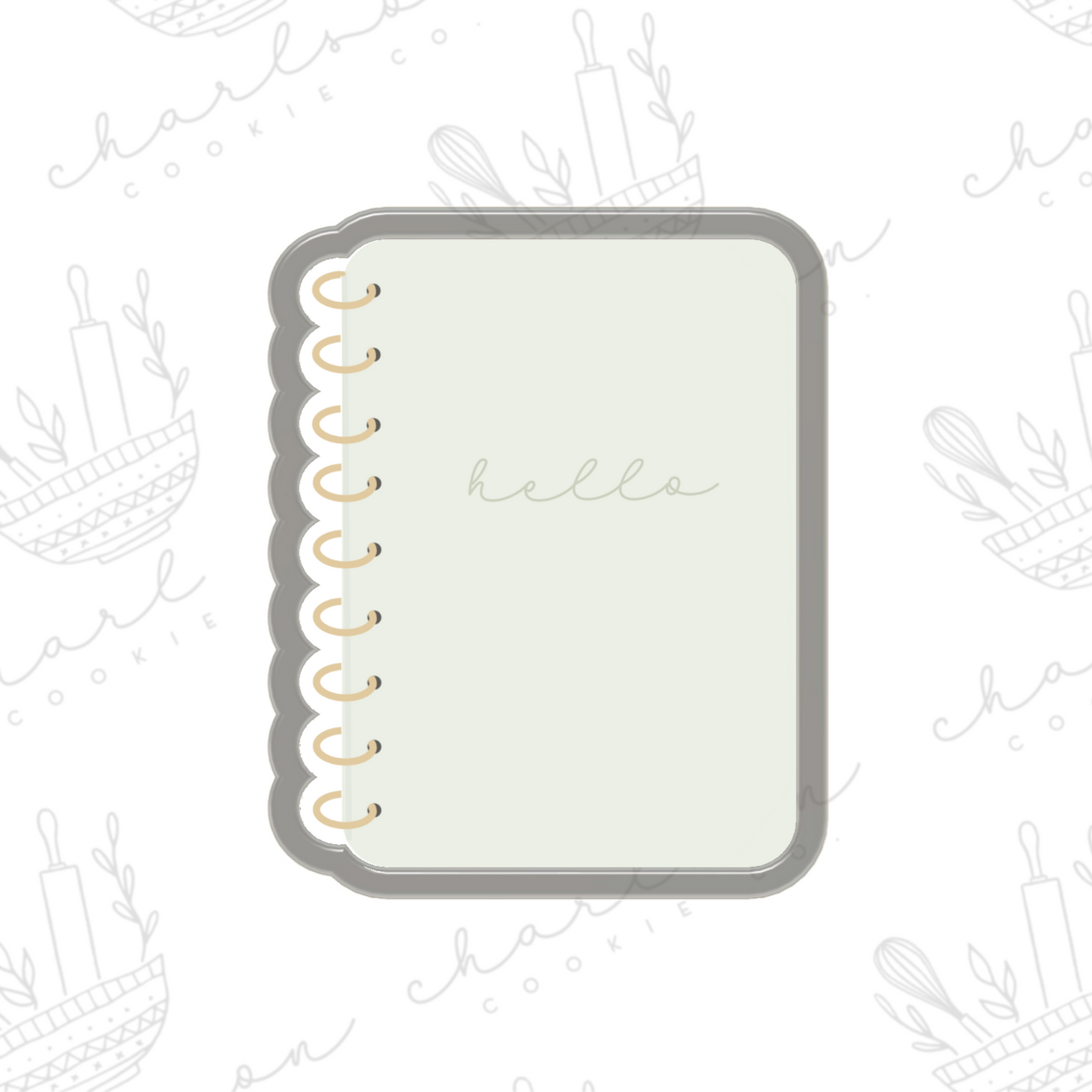 Notebook B cookie cutter