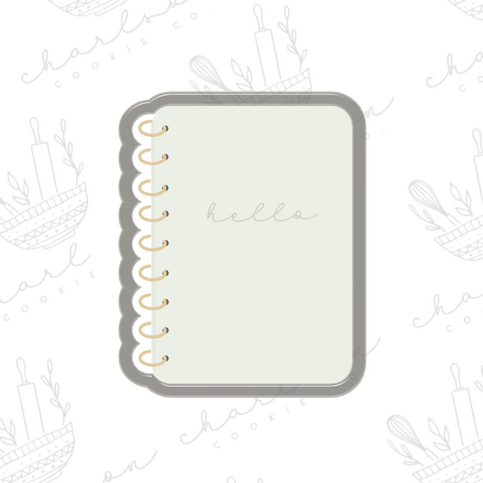 Notebook B cookie cutter