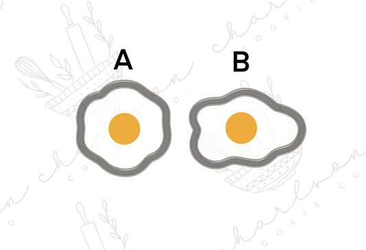 Fried egg cookie cutter
