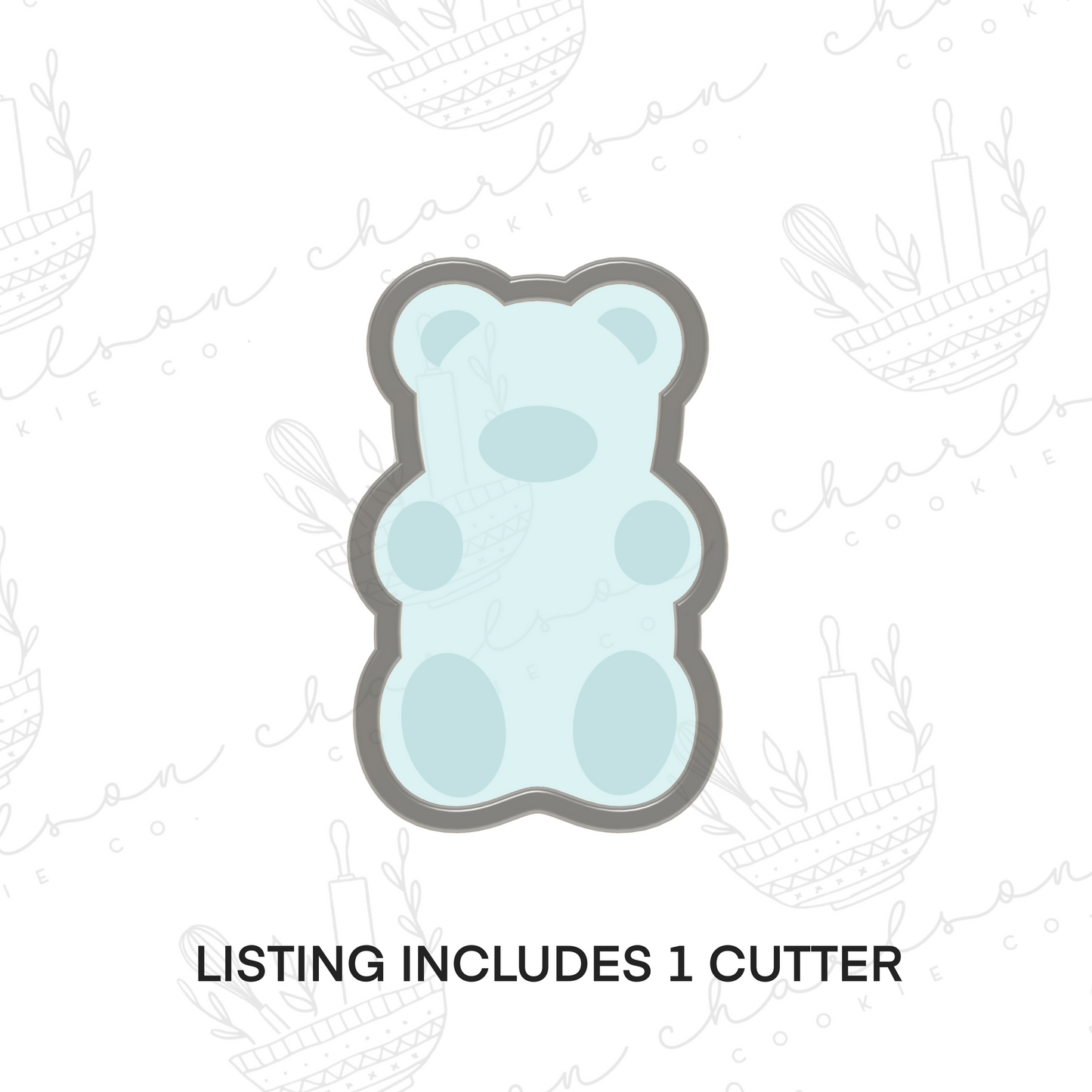 Gummy bear cookie cutter