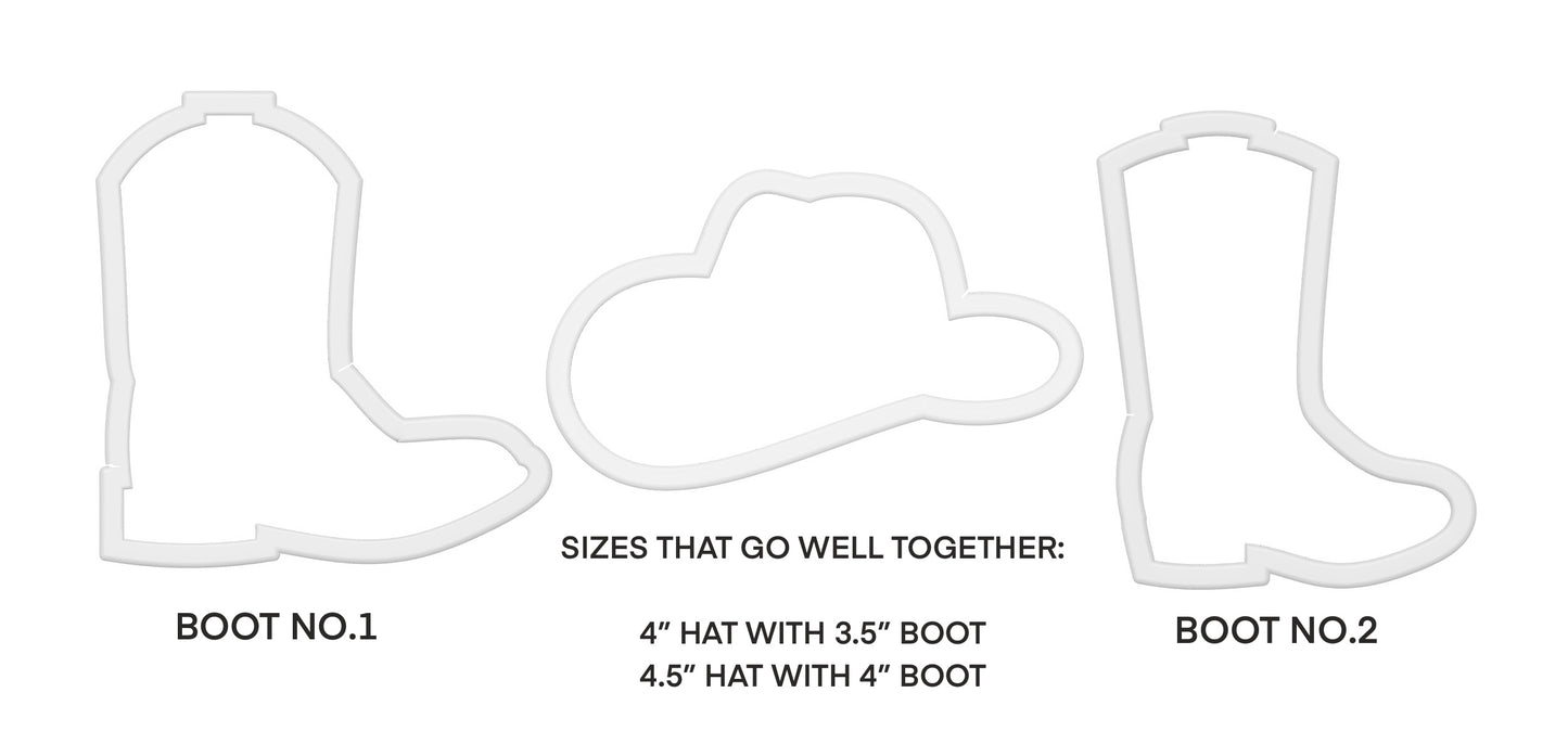 Cowboy hat cookie cutter
