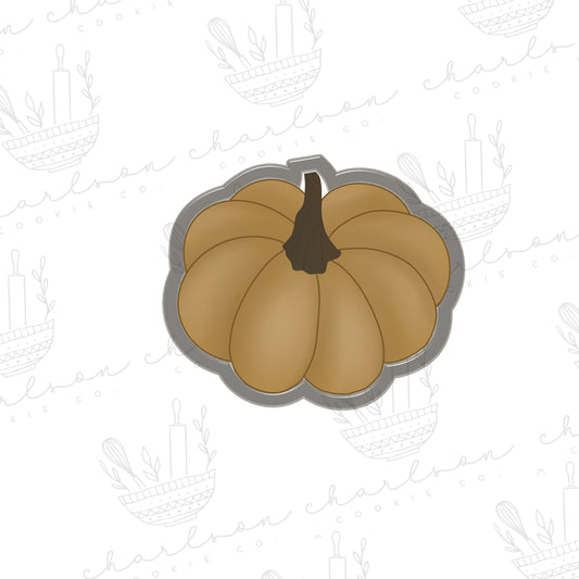 Pumpkin no. 7 cookie cutter
