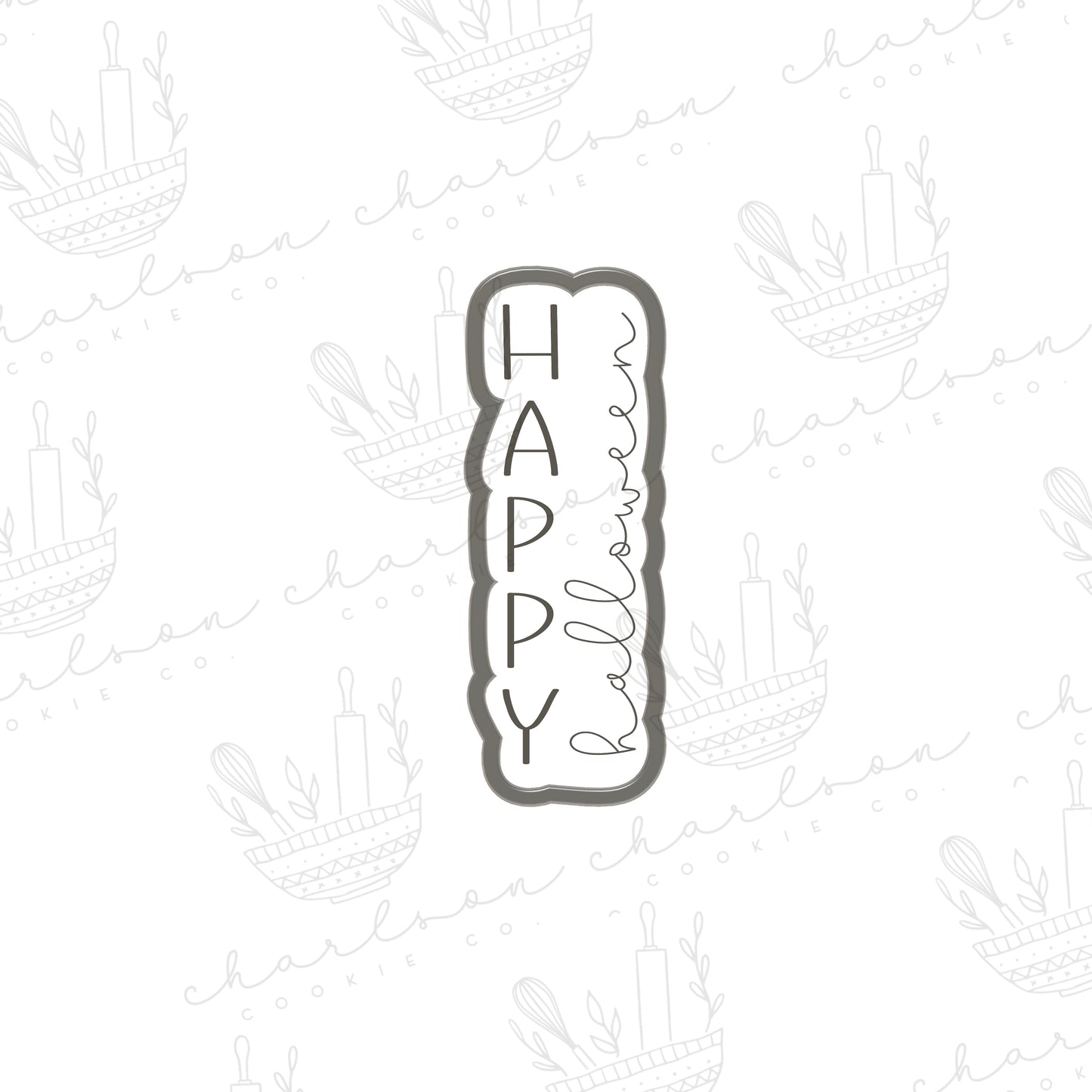 Happy halloween cookie cutter