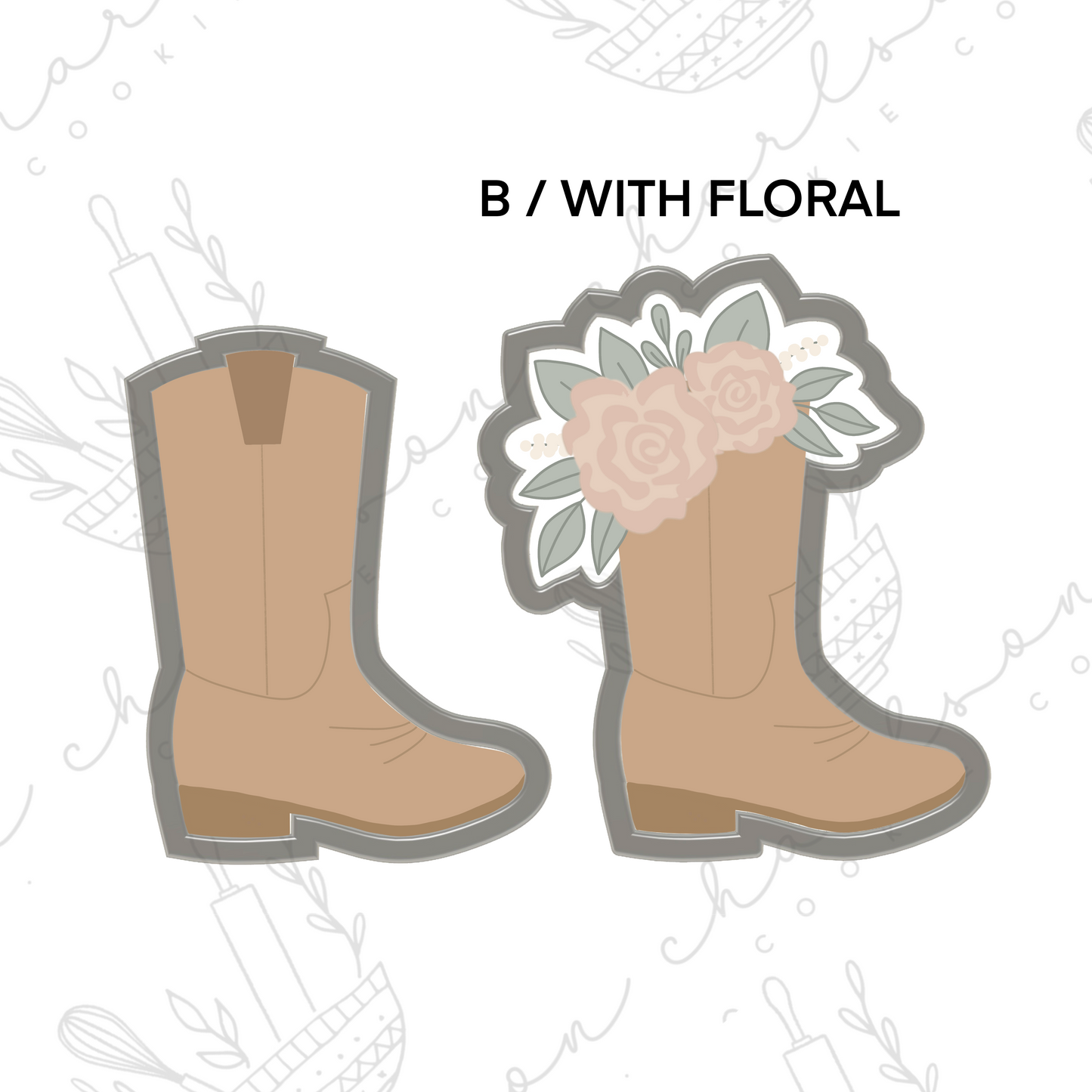 Boot no. 2 cookie cutter