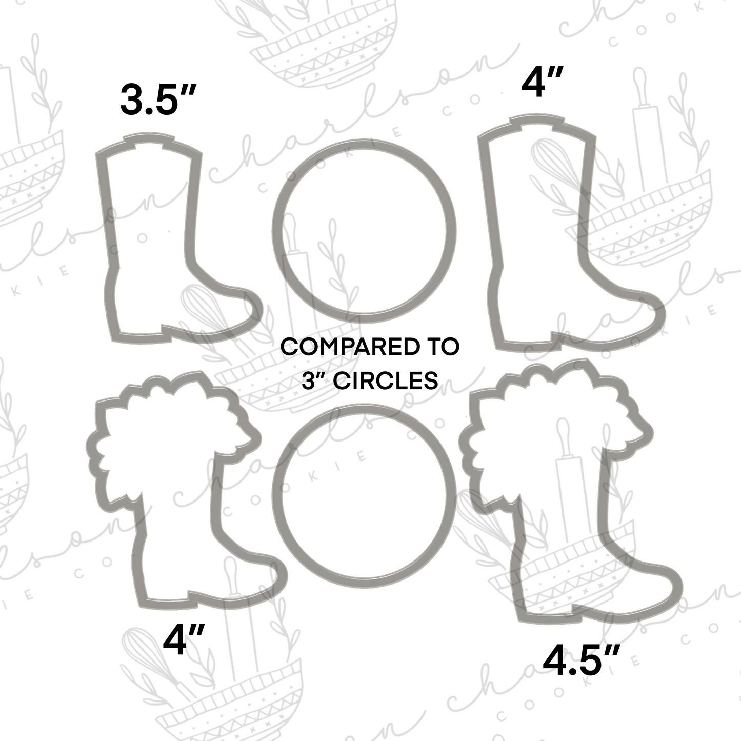Boot no. 2 cookie cutter