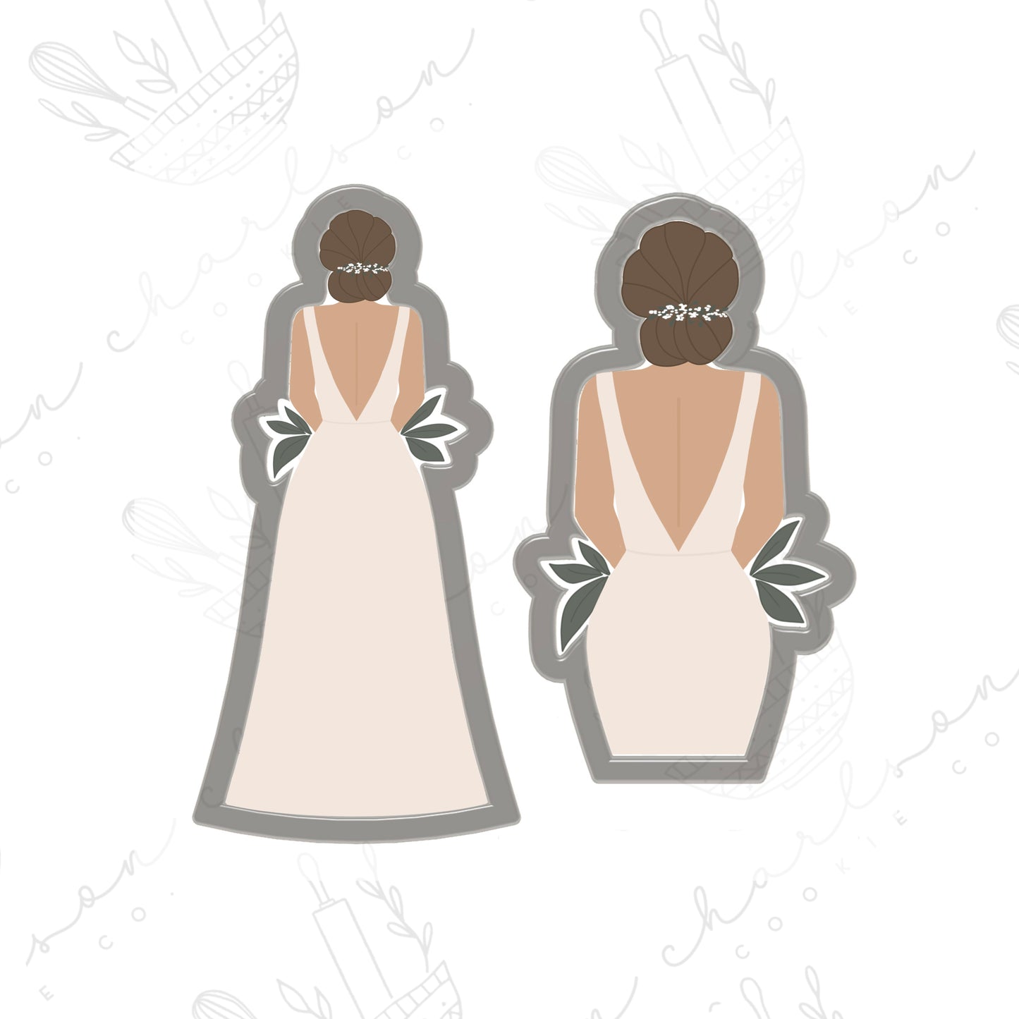 Bride no. 2 cookie cutter