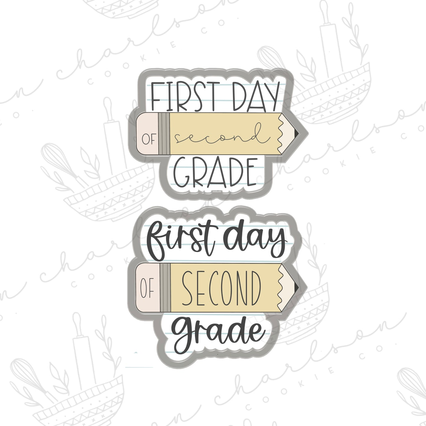 First day grade cookie cutter