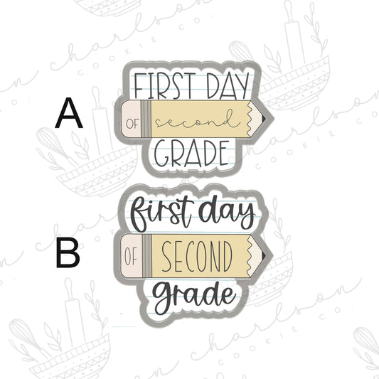 First day grade cookie cutter