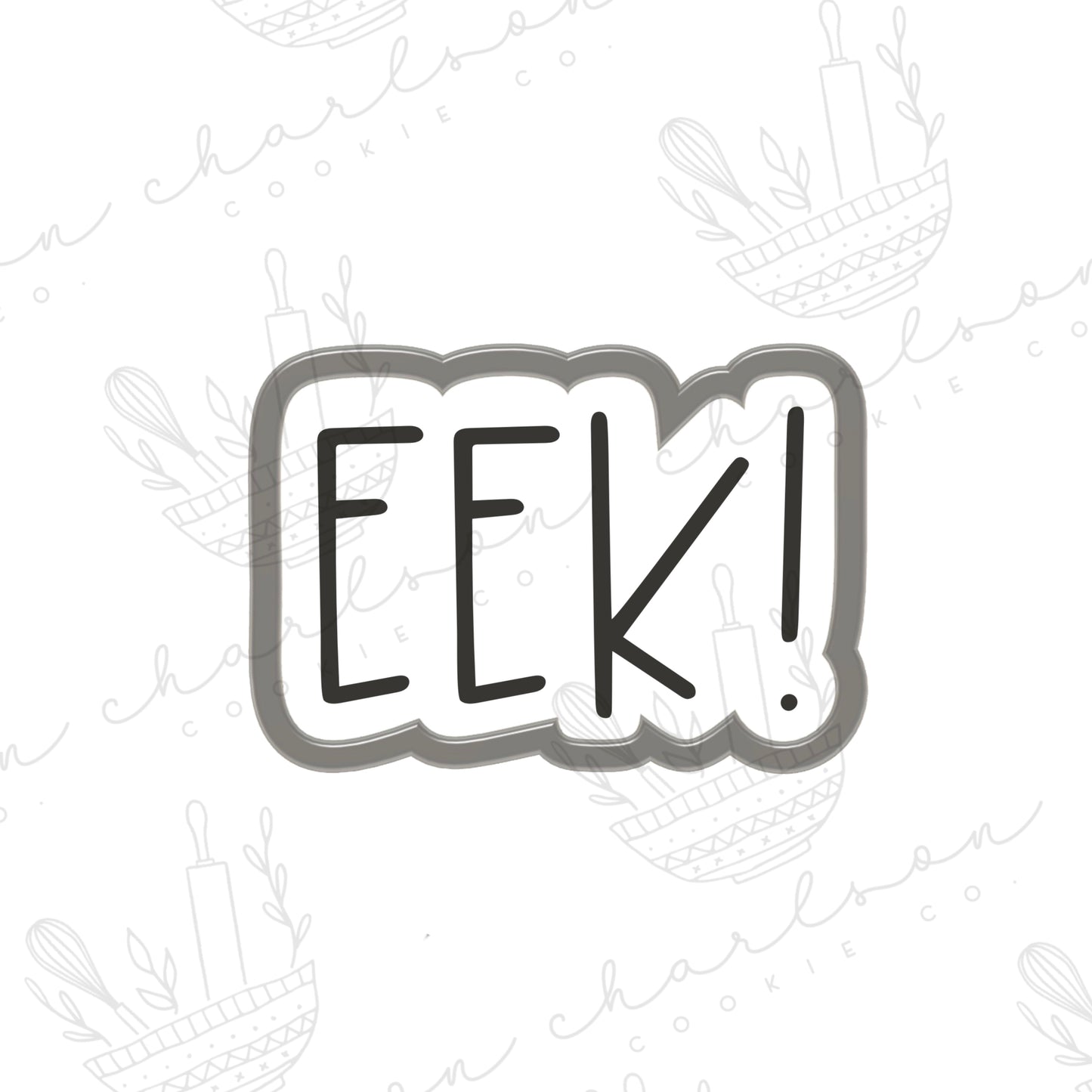 Eek! cookie cutter