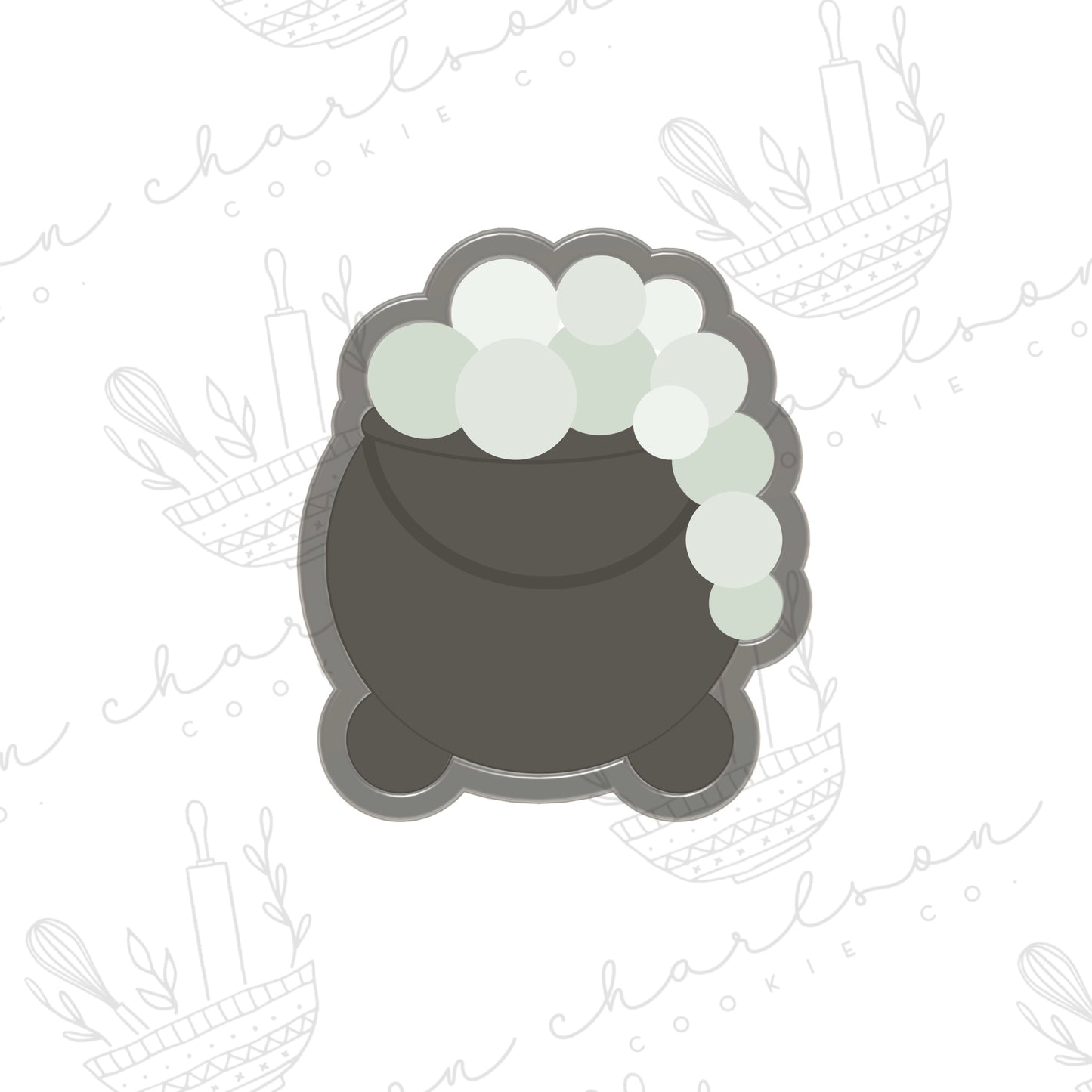 Cauldron cookie cutter