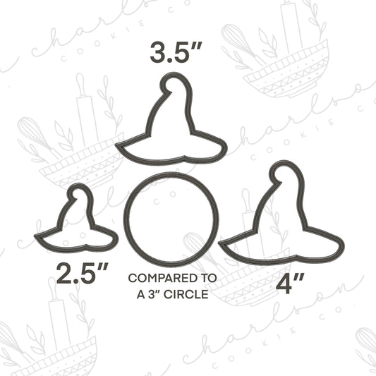 Witch hat cookie cutter