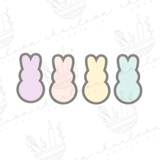 Tall bunny no. 2 cookie cutter