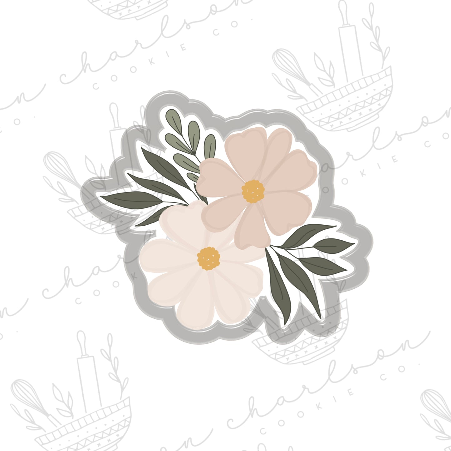 Flower cluster no. 2 cookie cutter
