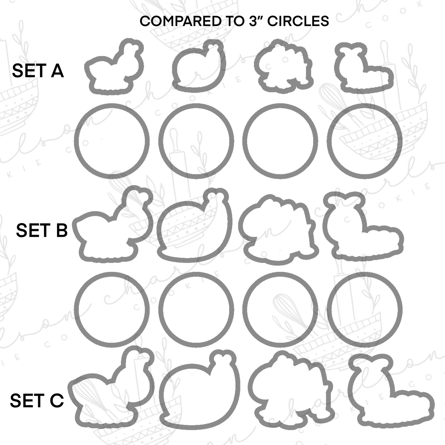 Bugs theme 2 cookie cutter