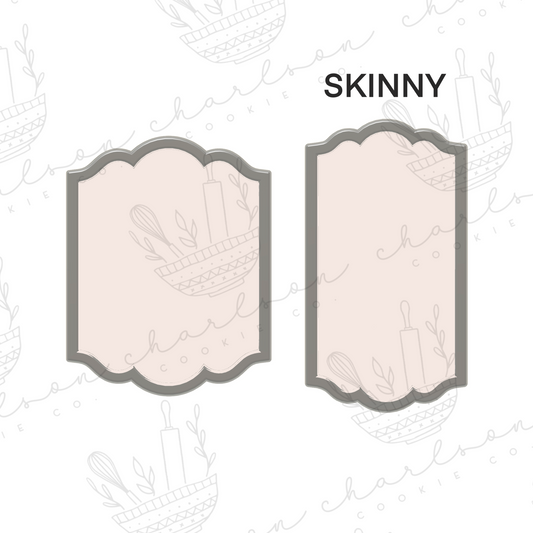 Plaque no. 9 cookie cutter