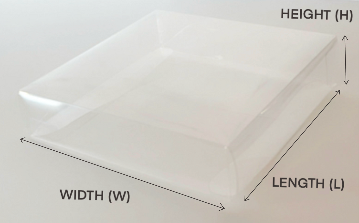 Clear boxes - Pack of 25