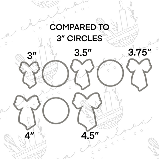 Bow no. 9 cookie cutter