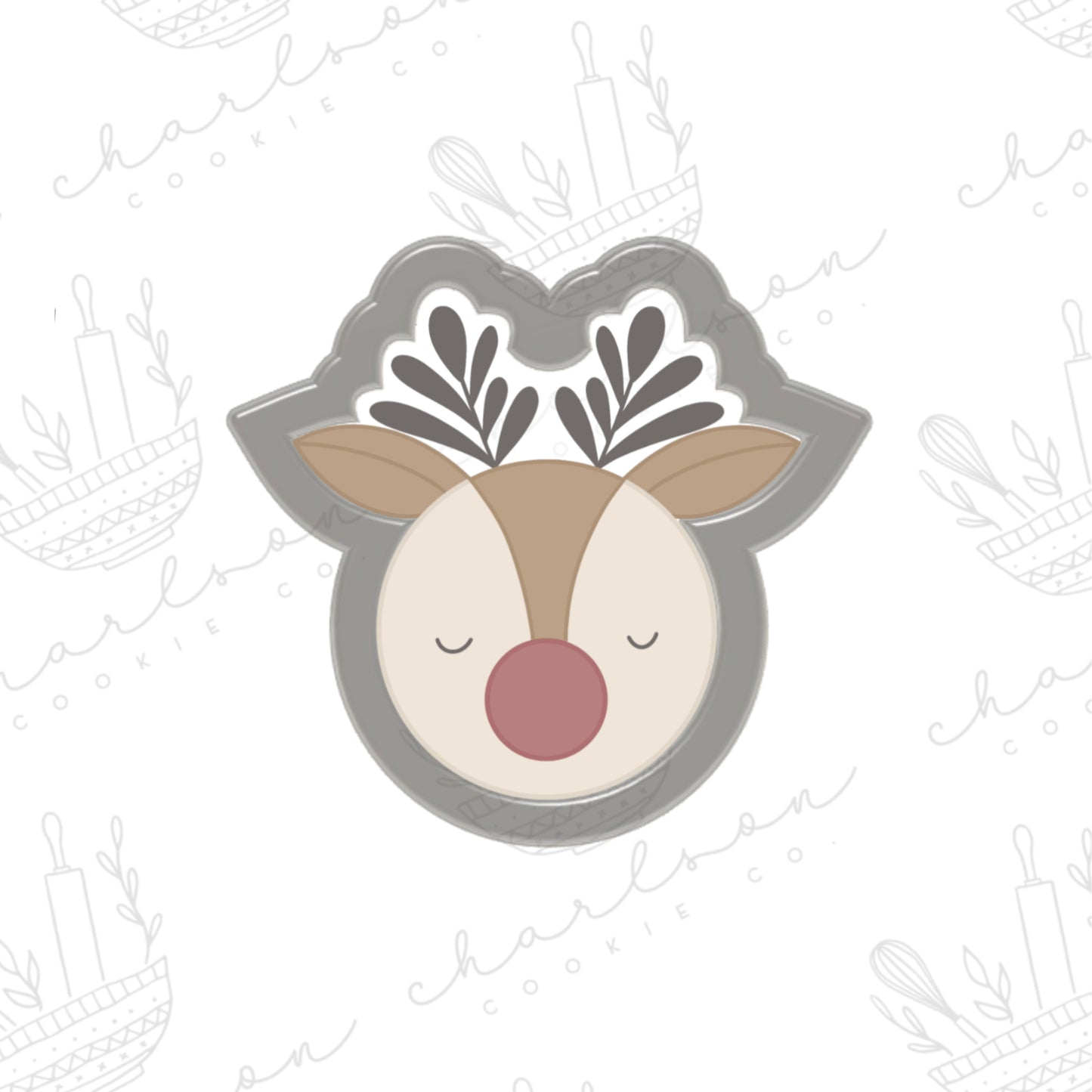 Reindeer cookie cutter