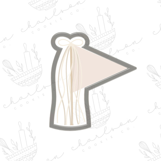 Pennant flag no. 2 cookie cutter