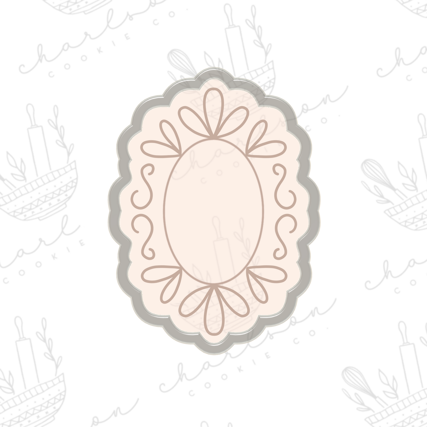 Plaque no. 15 cookie cutter