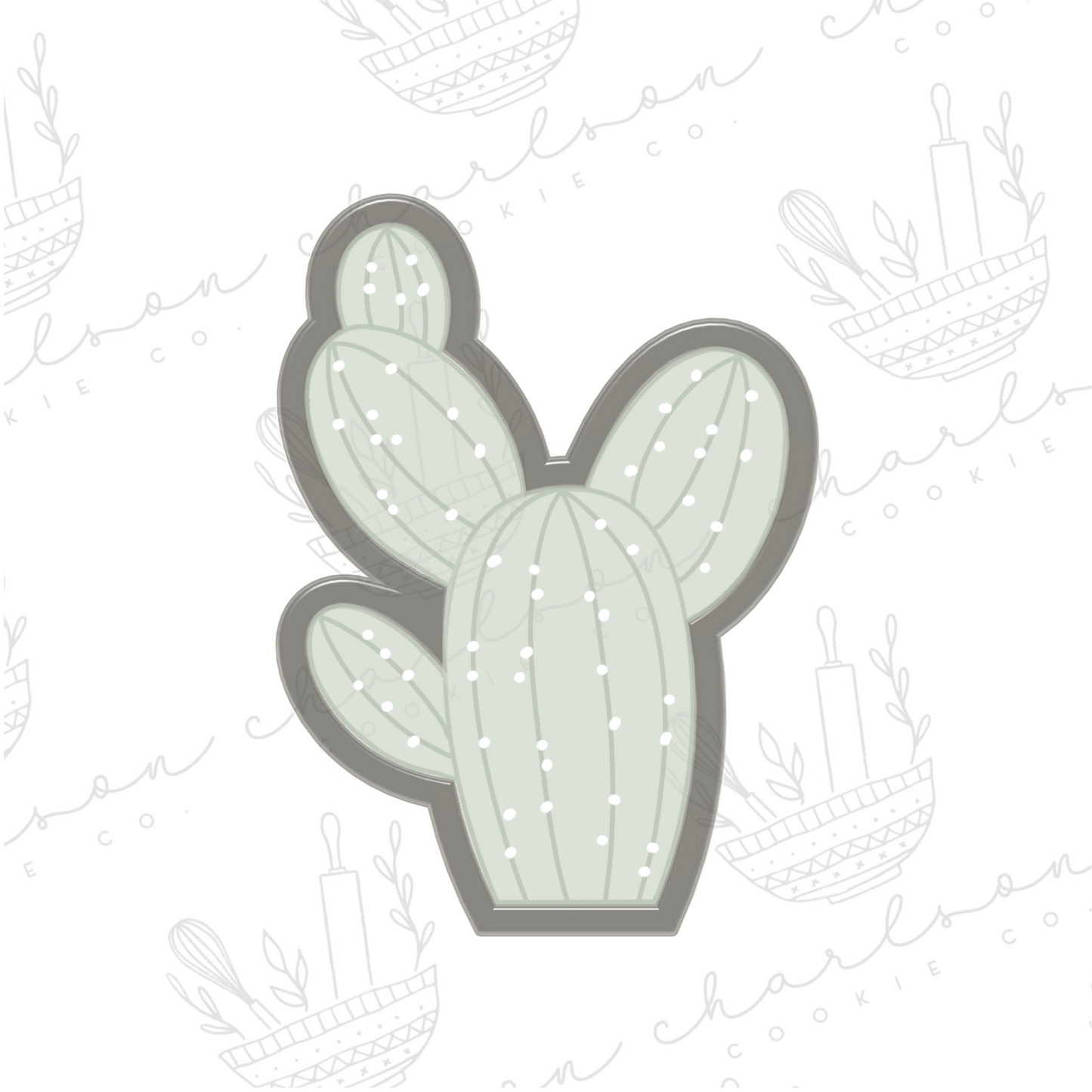 Cactus no. 1 cookie cutter