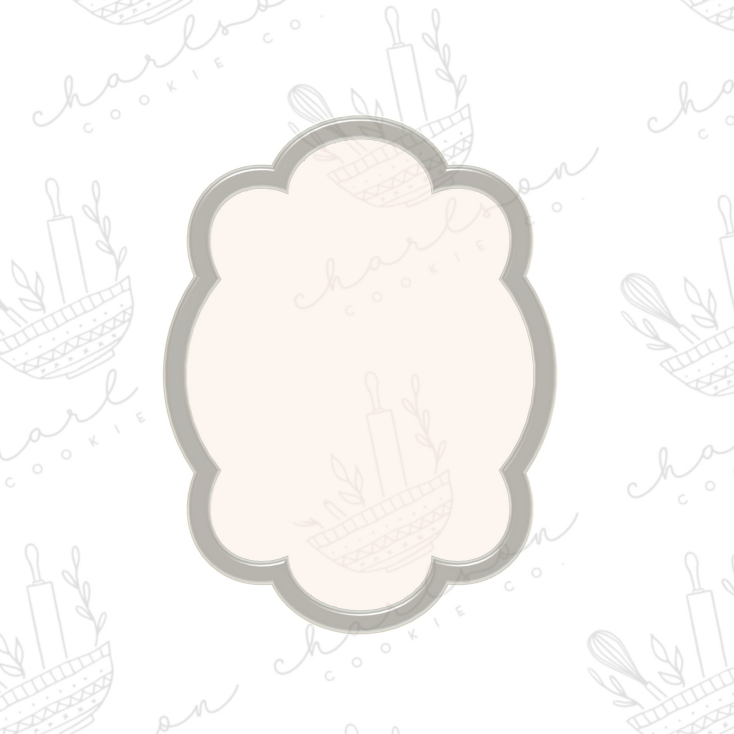 Plaque no. 13 cookie cutter
