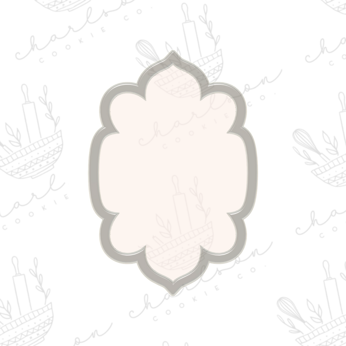 Plaque no. 12 cookie cutter