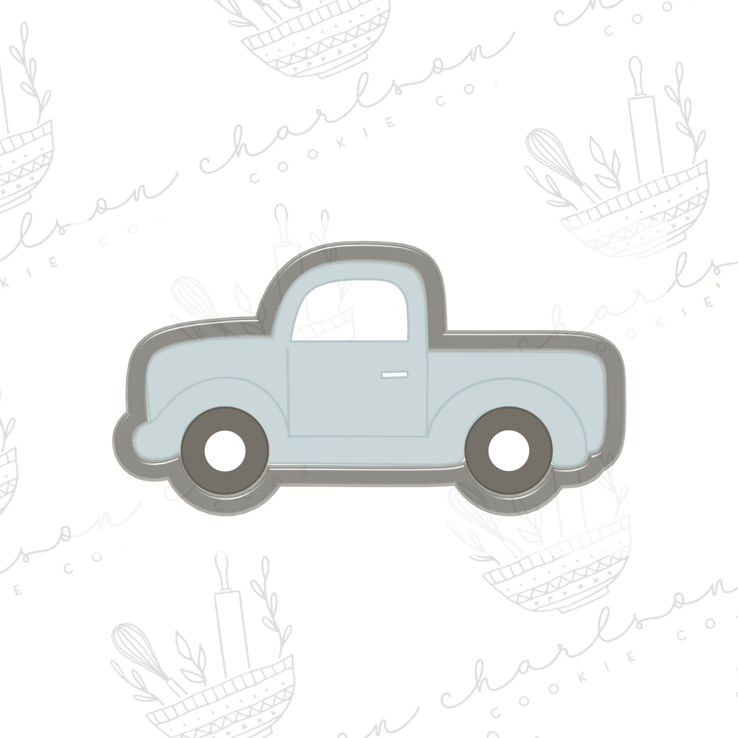 Truck (vintage) cookie cutter