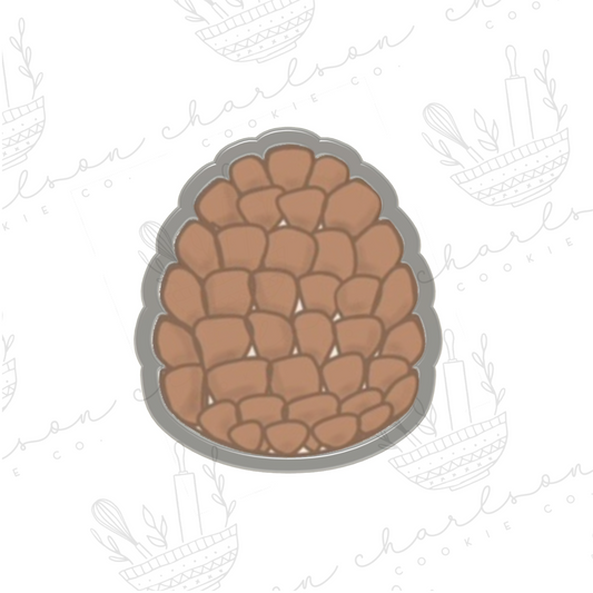 Pinecone cookie cutter (sweetdeespatisserie)